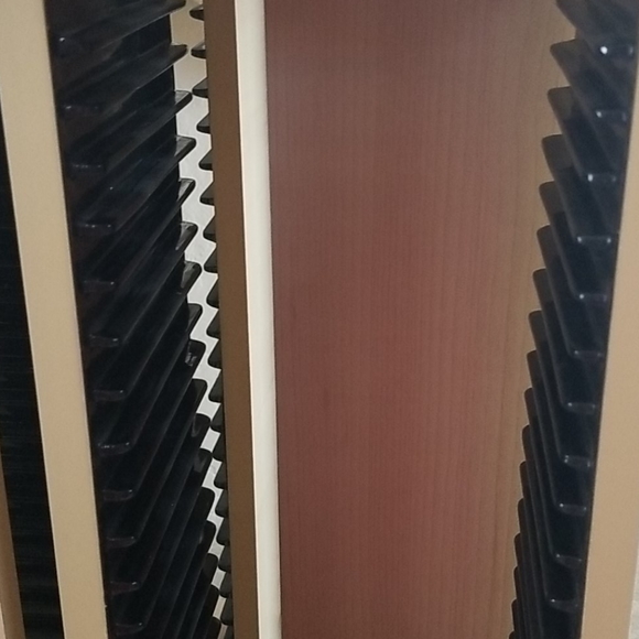 **HOST PICK**Blonde Oak 104 cd swivel storage - Picture 2 of 4